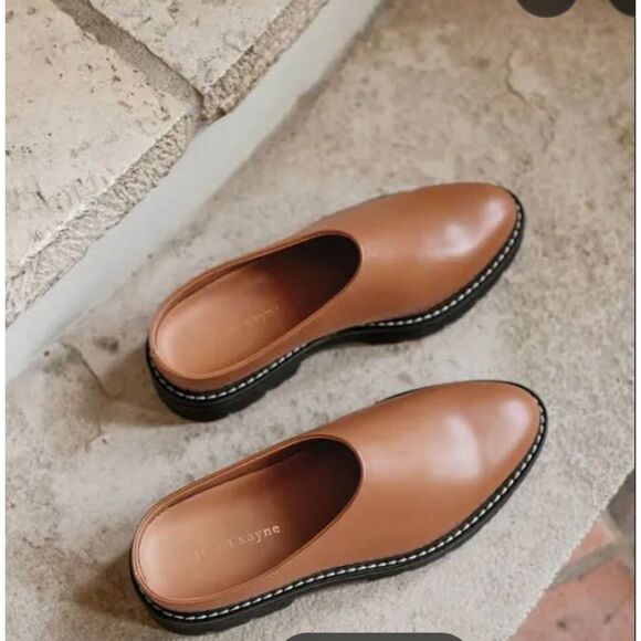 Jenni Kayne Leather Lug Mule NWOB Size 38 Color Canyon - Picture 2 of 8